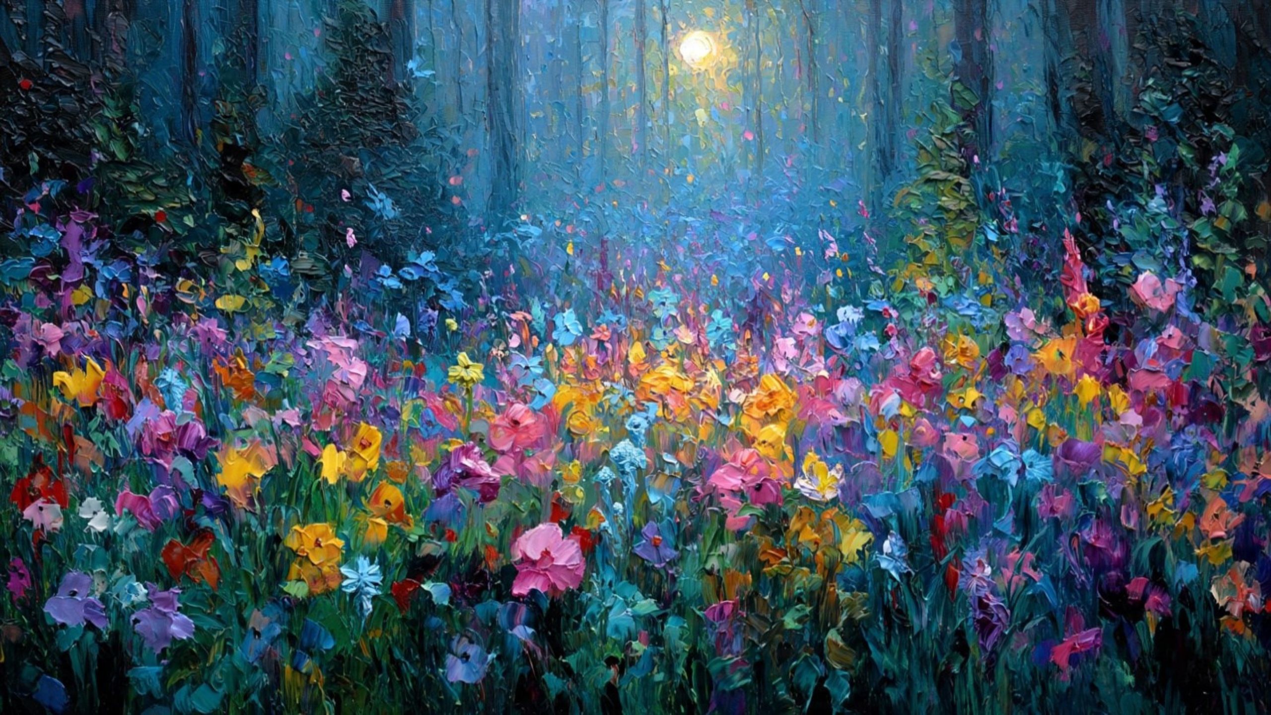 enchanted wildflower meadow